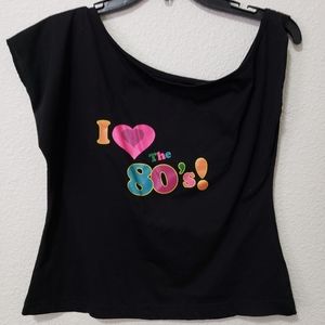 Cute, I Love the 80's one shoulder
